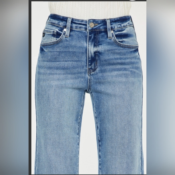 KanCan HIGH RISE WIDE LEG FLARE JEANS - Picture 6 of 8